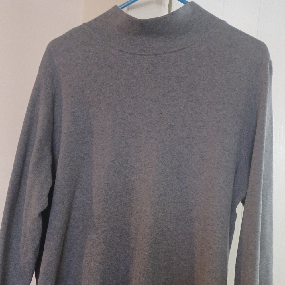 Gray Turtleneck 1X